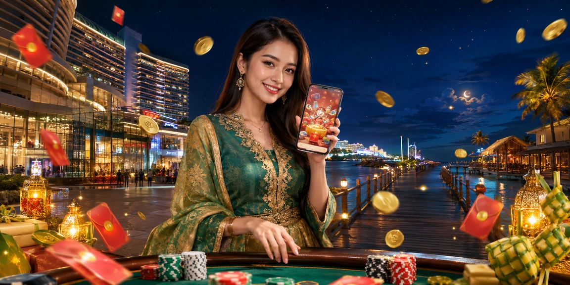 Bonus sampul merah Hari Raya di Genting Highlands dengan tema meriah