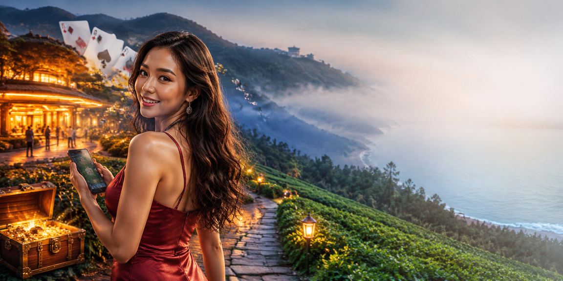 Suasana permainan kad gaya highland dengan tema Teen Patti di Genting richman888